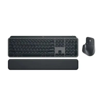 Logitech Mx Keys S Keyboard Mouse Combo - Graphite (Eng/Arb)